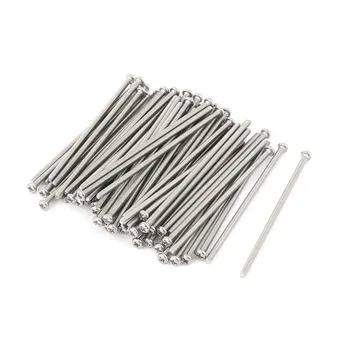 

UXCELL New Top Sale 60Pcs/lot M3 x 80mm 304 Stainless Steel Crosshead Phillips Round/Pan Head Screws Bolt Silver Tone