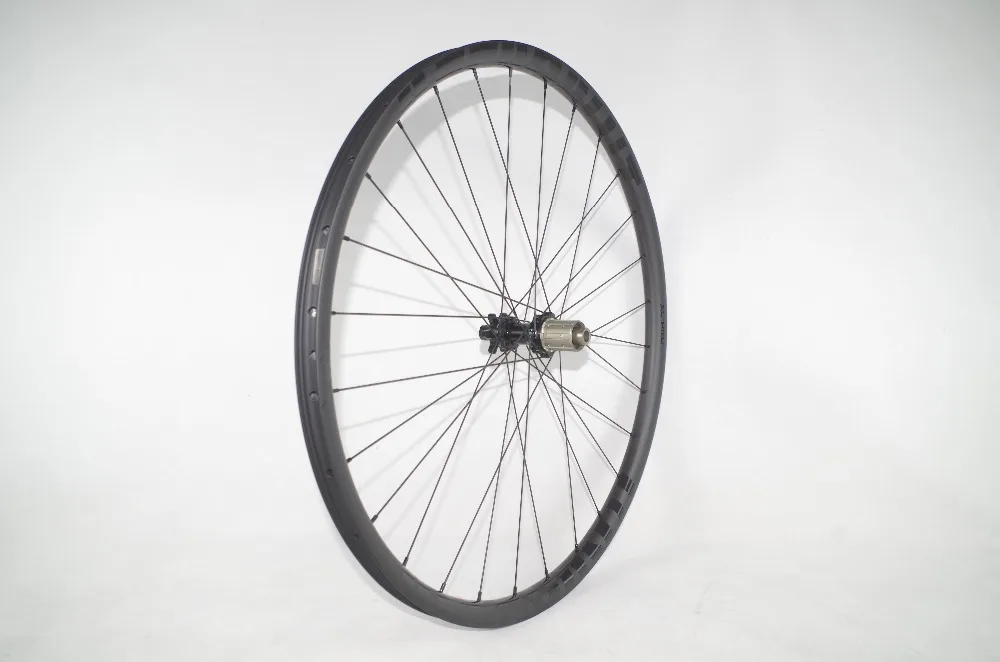 Clearance 1199g 29er MTB XC 24mm x 30mm Asymmetric Hookless Clincher Tubeless Mountain Bike Carbon Wheels 29inch Wheelset 29" 3k 12k twill 5