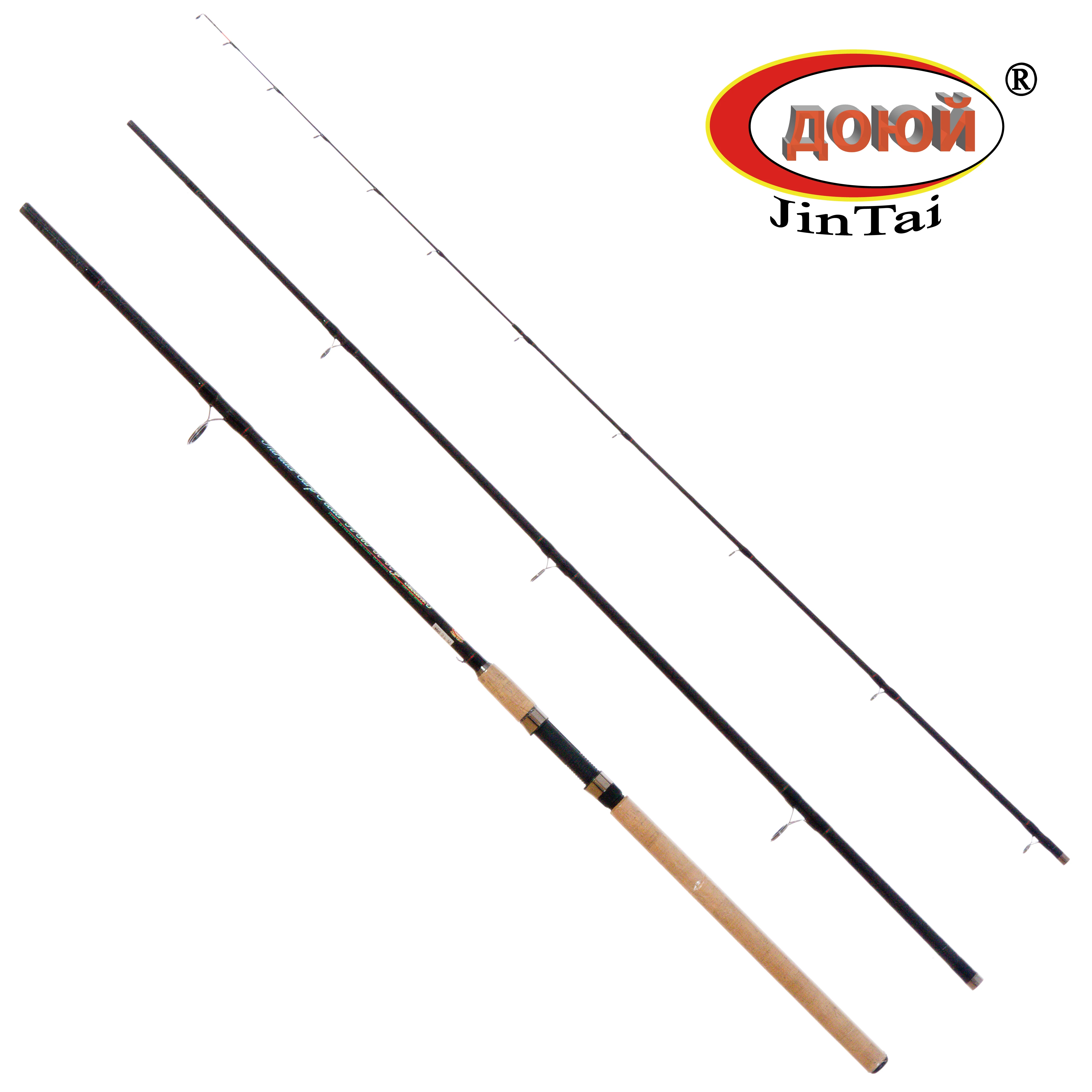 8005 3080 INTRUDER CARP FEEDER ДОЮЙ JinTai Удилище фидерное штекерное с комплектом хлыстов. Тест