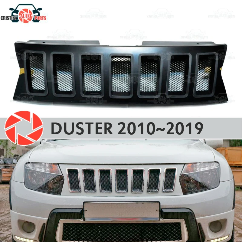 Решетка радиатора для Renault Duster 2010-2019 аксессуары из АБС-пластика защита Стайлинг