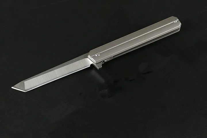 Складной карманный нож KESIWO KS004 титановая ручка D2 лезвие универсальный нож для повседневного использования Открытый походный нож тактические ручные инструменты - Цвет: C