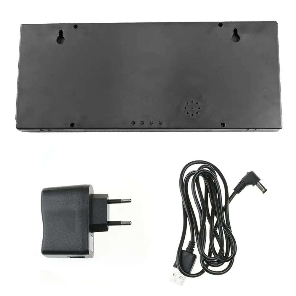 Электронный голос музыка вечный календарь USB цифровой дисплей Температура