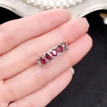 KJJEAXCMY boutique jewelry 925 sterling silver inlaid natural magnesium aluminum garnet gemstone female ring support test kjjeaxcmy boutique jewelry 925 sterling silver inlaid natural garnet gemstone female ring new support detection