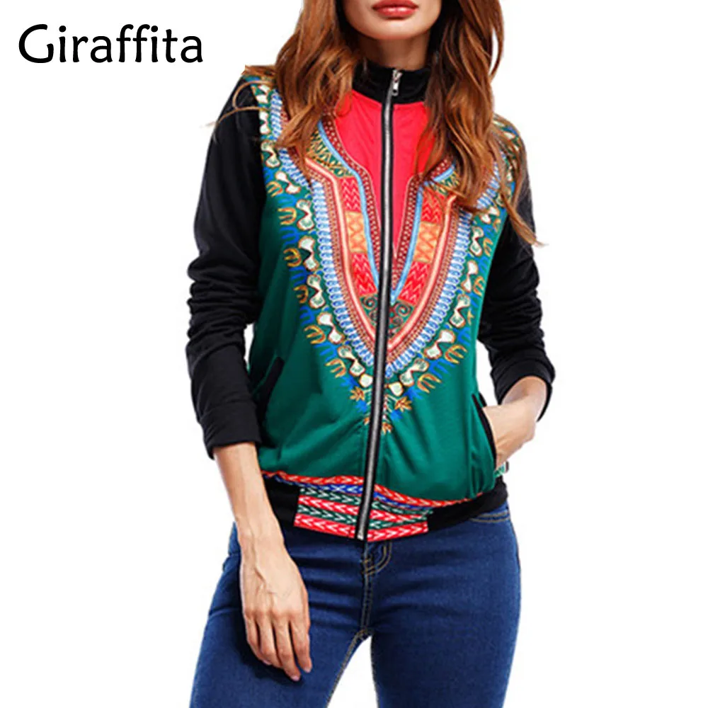 Giraffita 2017 Autumn font b Women b font Sequin Coat Green Bomber font b Jacket b