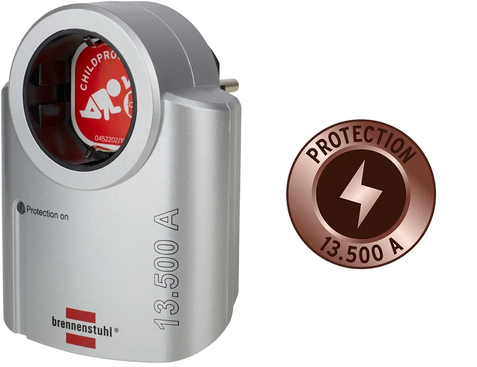 

Brennenstuhl Primera-Line 13.500A surge protected adapter EU Plug