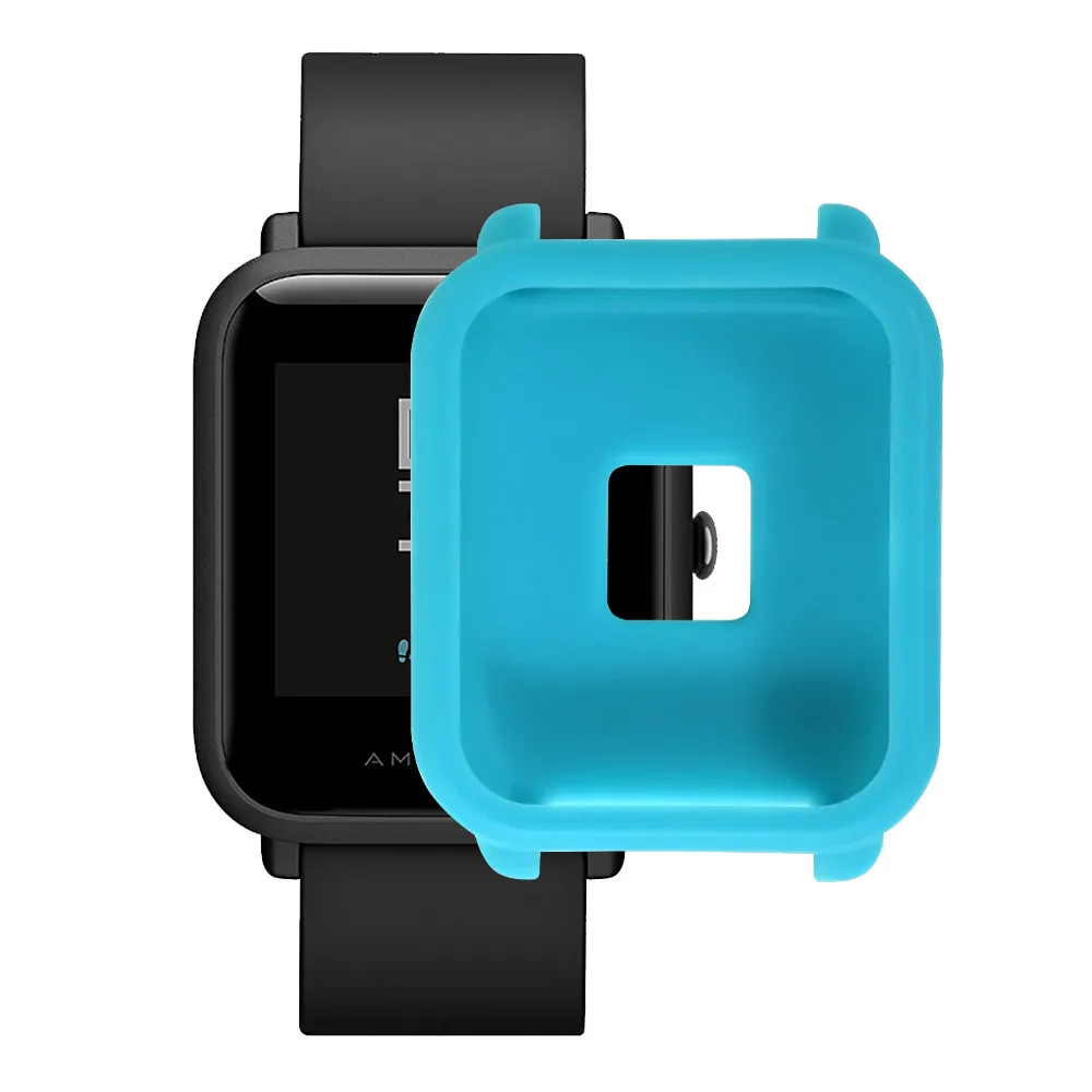 

Soft TPU Protection Silicone Full Case Cover For Huami Amazfit Bip Youth Watch
