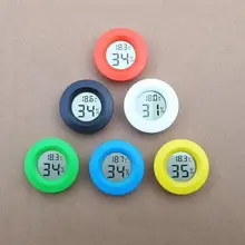 Мини Портативный LCD гигрометр монитор на открытом воздухе дома Температура путешествия и т. д. влажности круглый цифровой термометр людей ПЭТ Тесты