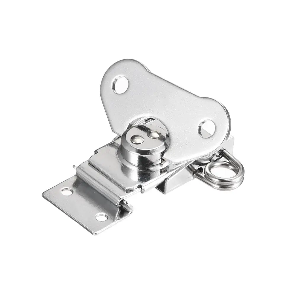 

uxcell 1 pcs Spring Loaded Butterfly Latch Large and Keeper 74mm 105mm Overall Length Toggle Latch for Suitcase Case Trunk Box