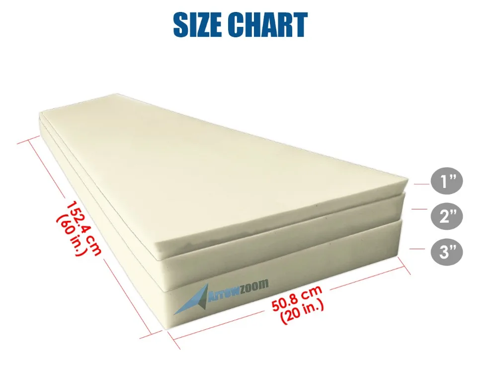 SIZE CHART 20x60 B