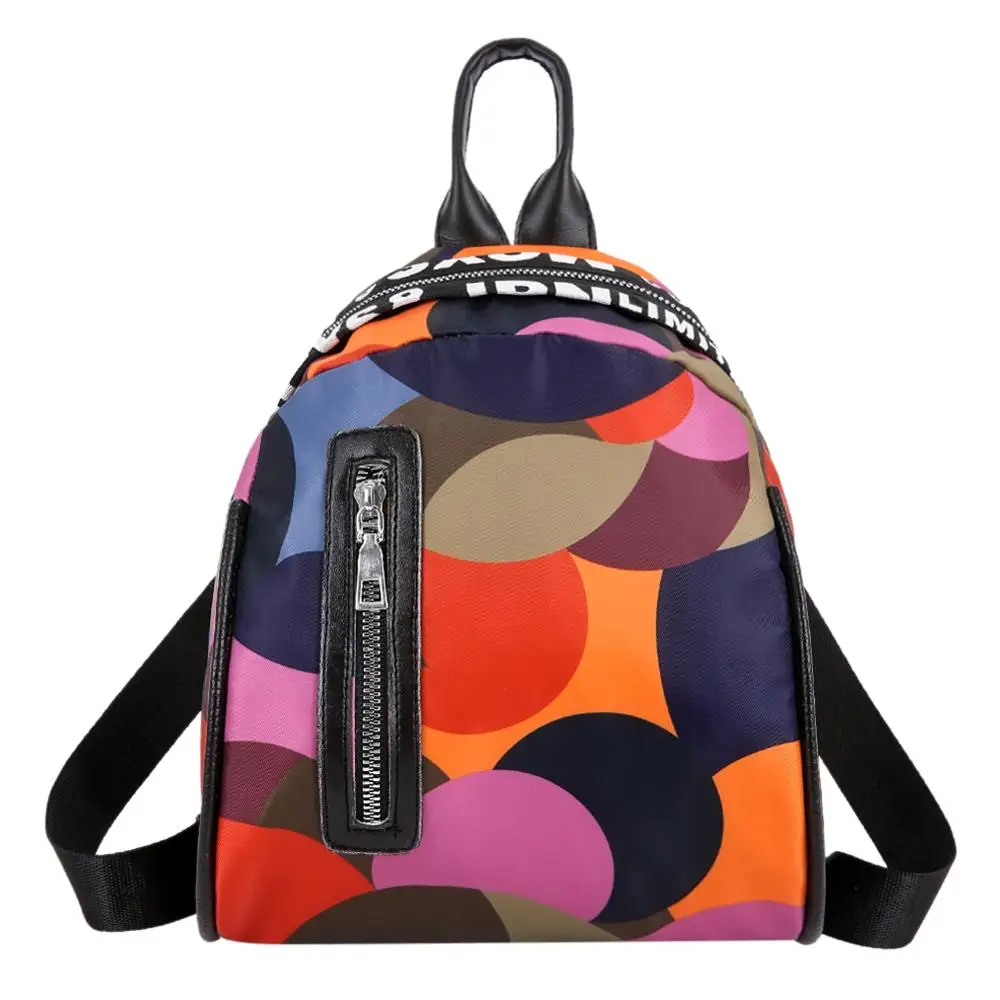 

Female Fashion Print Small Travel Backpacks Women Casual School Shoulder Bags Girls Knapsack Nylon Rucksack mochila feminina