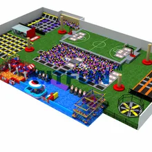 Цена по прейскуранту завода батут парк оборудование для продажи CIT18-TP201A