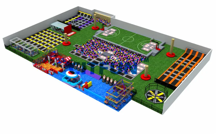 

factory price trampoline park equipment for sale CIT18-TP201A