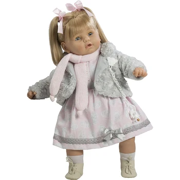 

Berbesa, Baby doll Dulzona jacket hair gray 62 cm, newborn Baby 62 cm (80431)