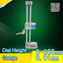 Buy online Double-beam Dlal Height Gauges Table column with a high degree of foot 0-300mm*0.01mm Vernier Caliper