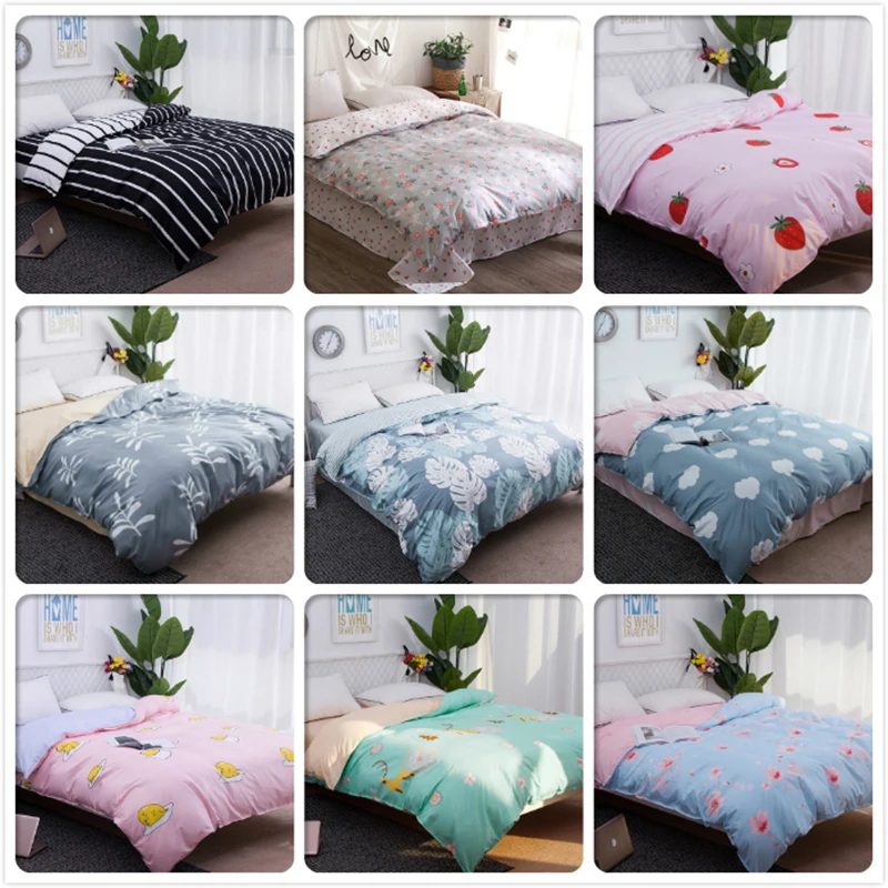 Soft Cotton Duvet Cover 1pcs Bedding Bag Kids Child Quilt