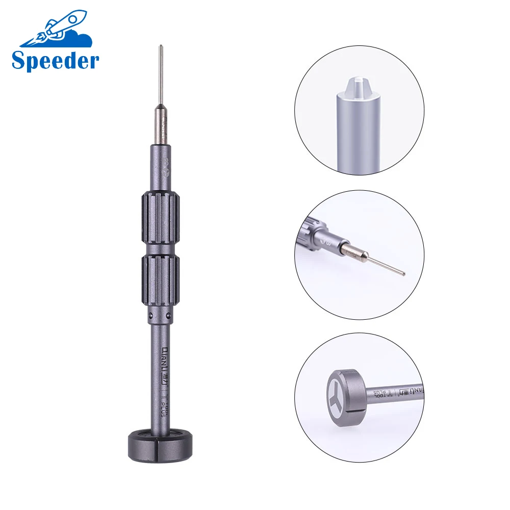 

"QIANLI" 3D Metal Screwdriver Y Type With Magnetized Bit Tools For Precision Parts Repairing Work For iphone X XR XS MAX