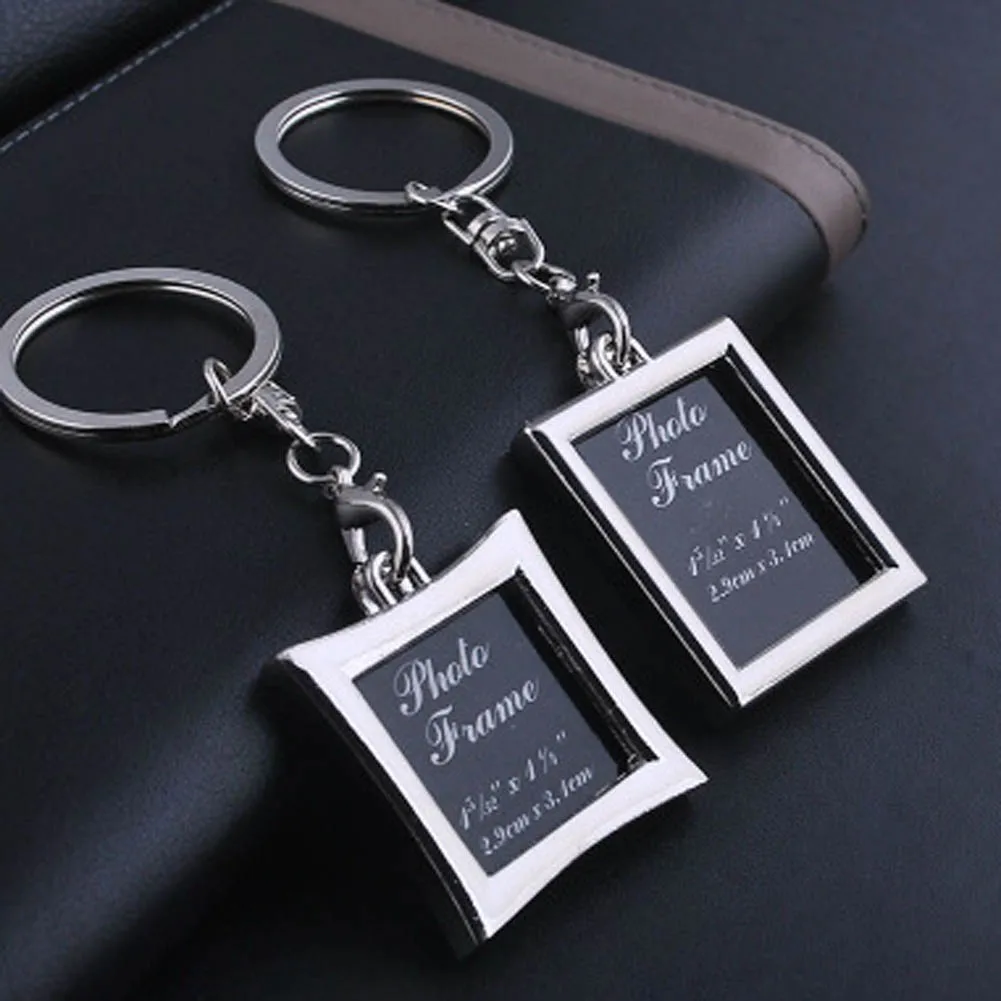2018 FASHION! Photo Studio Promotion Gift Key Ring Photo Frame Keychain