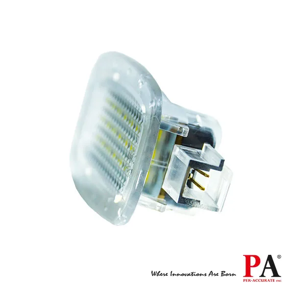 PA LED Side Door Courtesy Lamps OEM Replacement Footwell Vanity Mirror Trunk or Glovebox Light Powered by 18 SMD White LED Lights 3
