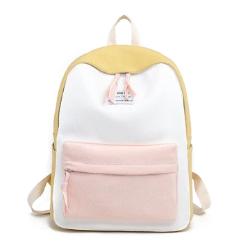 

2019 Japan Fashion Women Backpack Waterproof Canvas Travel Backpack Female Teenagers Girls Shoulder Bag Bagpack Female Mochila