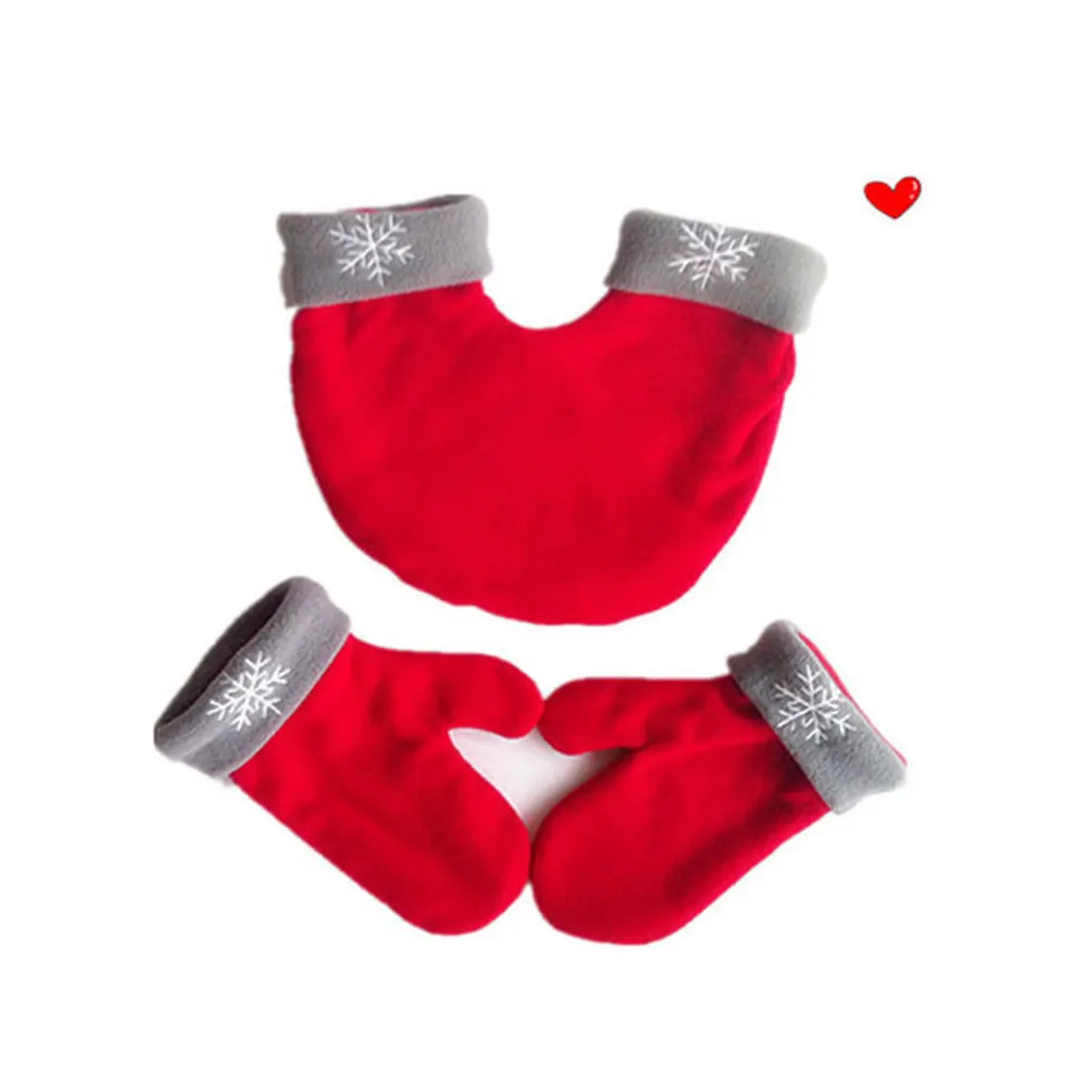 Теплые парные Зимние двойные варежки для влюбленных, романтические перчатки, подарок