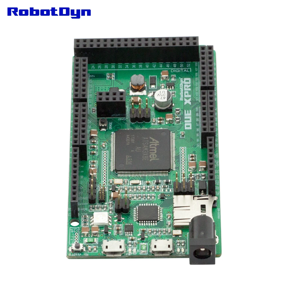 DUE XPRO ARM Cortex ATSAM3X8EA-AU, 98 I/O, sd-ридер, RGB светодиодный, ESP-01 гнездо