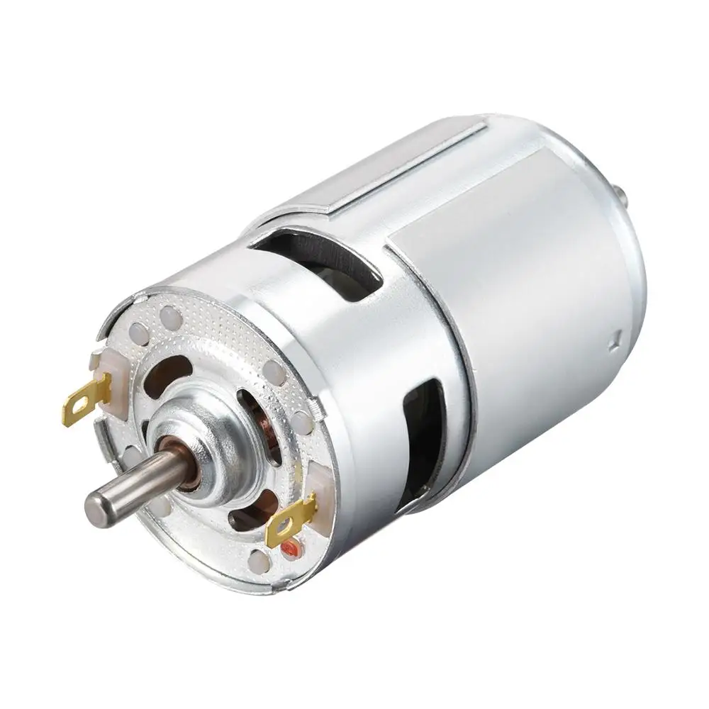 

UXCELL 1pc Electric DC Fan Motor Round Extention Shaft 12V 24V 9800/11000/12000RPM for RC Boat Toys Model Electronic Equipment