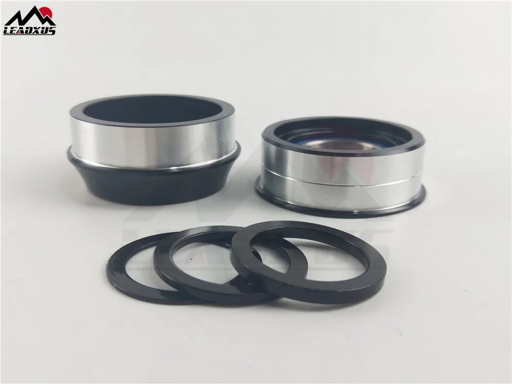 

LEADXUS Road Bicycle Axis Bottom Bracket Adapter For BB386 Frame and BB68 BB30 Crankset 46mm to 24mm, 30mm