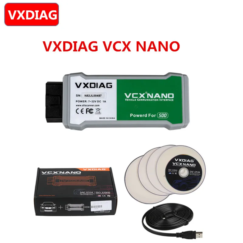 

VXDIAG WIFI Version/ VCX NANO V145 VXDIAG VCX NANO Auto Diagnostic Tool for All Land Rover/Jaguar Update By CD