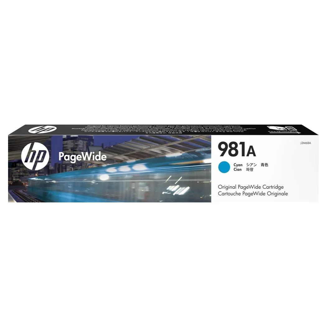 Hp 981A пурпурный оригинальный PageWide картридж hp J3M69A предприятие цвет 556 серии