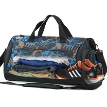 Комбинированная Мужская спортивная сумка для занятий спортом, спортивная сумка с мокрой сумкой для мужчин и женщин, сумка для занятий фитнесом и багажа, сумка для путешествий, вещевые сумки, большие и маленькие размеры