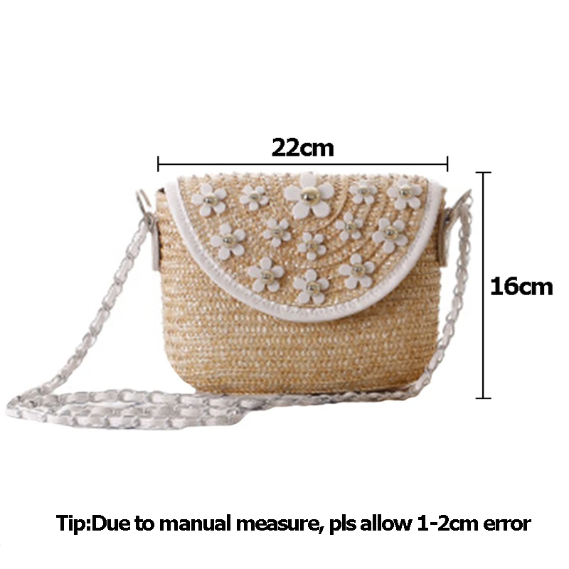 Women Handbag Summer Straw Bags Female Beach Shoulder Bag Lady Flower Fashion Weave Messenger Bag Travel Crossbody Bag SS3119 (13)