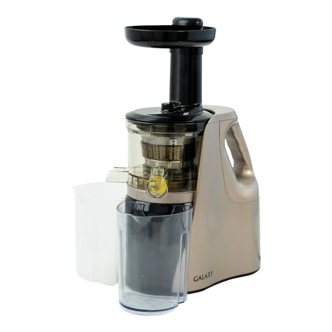 Соковыжималка электрическая Galaxy GL 0802 (Мощность 200 Вт, 1 скорость, объем емкости для сока 0,6 л, объем емкости для отходов 0,6 л, низкий уровень шума)