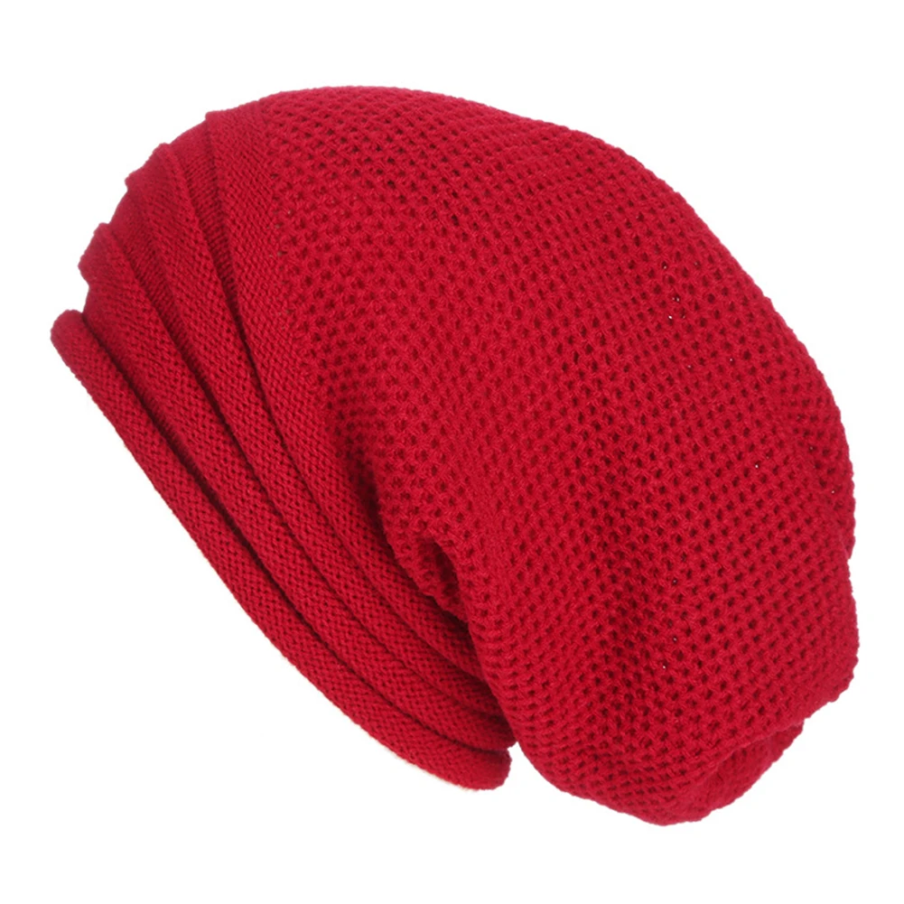 

Fashion Simple Stripe Beanie Cap Knitting Soft Warm Men Women Hip Hop Hat Gift