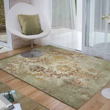 Else серый зеленый желтый цветочный Этнические Цветы 3d принт нескользящие микрофибры гостиной декоративные современные моющиеся области коврик