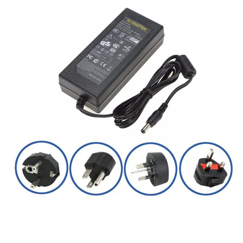 

AC100-240V To DC12V 6A 72W Power Supply Adapter for LED Strip Light