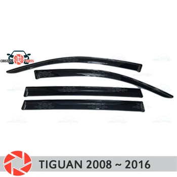 

Window deflector for Volkswagen Tiguan 2008-2016 rain deflector dirt protection car styling decoration accessories molding