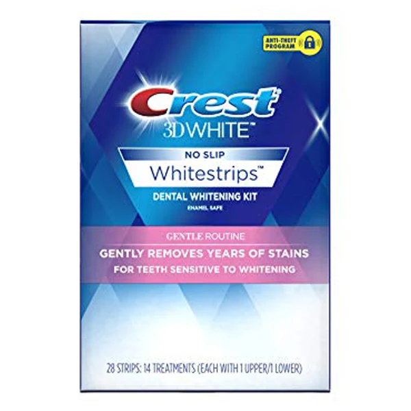 kit de clareamento dos dentes crista 3d branco whitestrips rotina suave caixa 1 14 malotes original profissional higiene oral strips