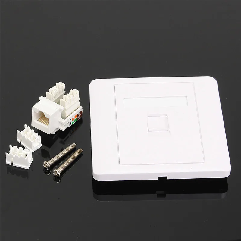 86 Тип ПОРТ UTP CAT5E Сетевая розетка компьютерная Сетевая розетка панель Ethernet порт Модуль
