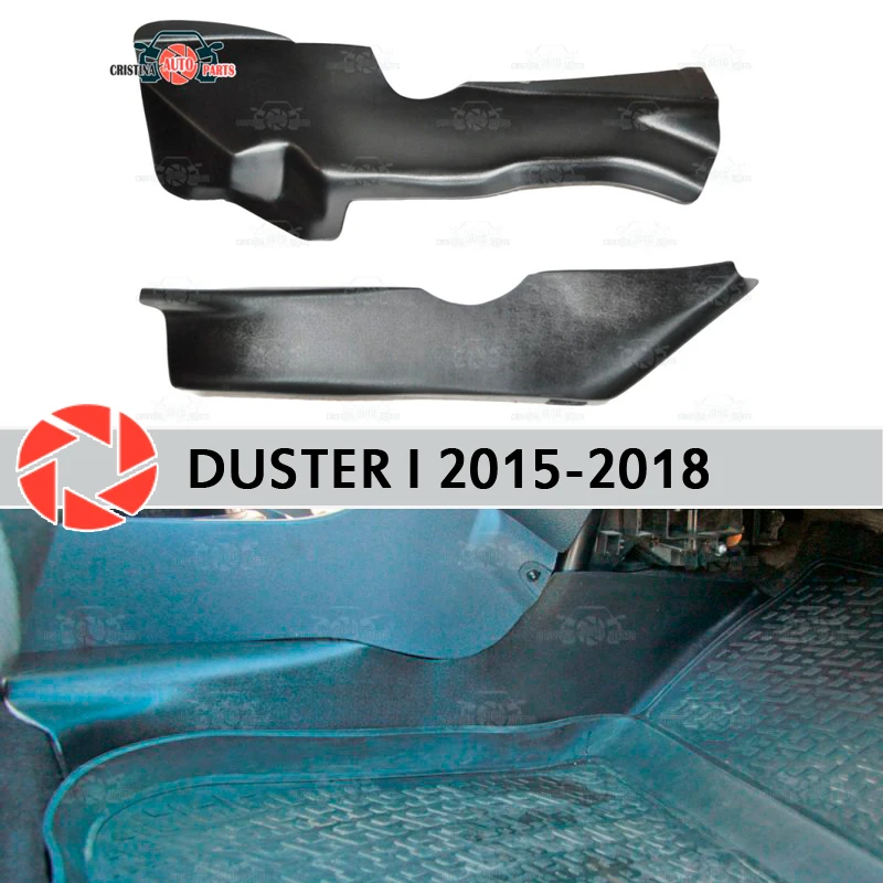 Защитная накладка на внутренний тоннель для Renault Duster 2010-2018 отделка под ножки