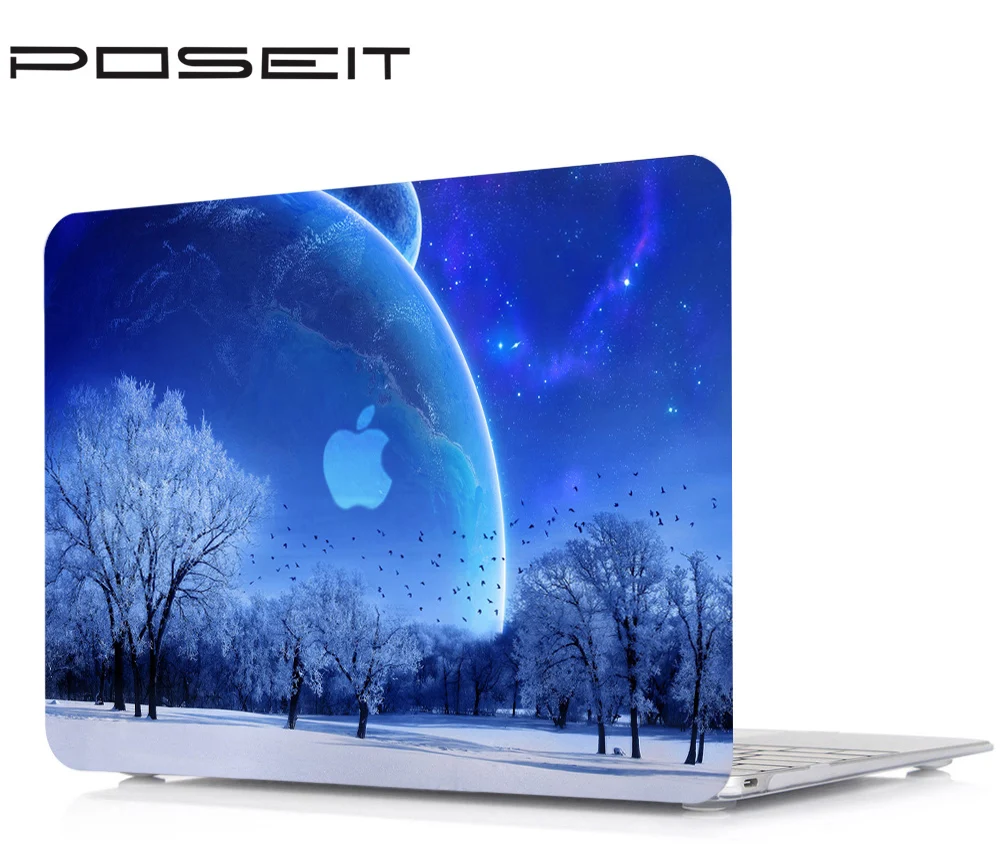 Для MacBook 13 жесткий чехол для Air 11 Pro Reitna Touchbar 12 15 + крышка клавиатуры защита экрана