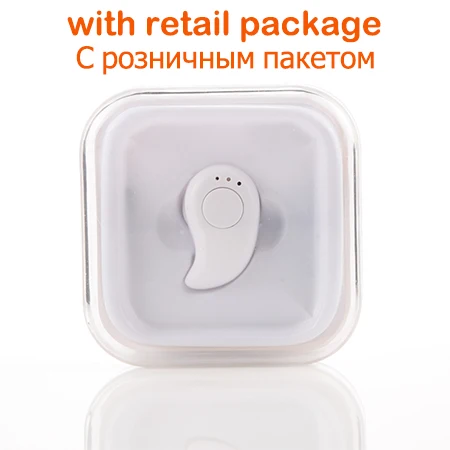 White With Package S530 мини ухо динамик bluetooth наушники Беспроводной громкой наушники стерео Auriculares спортивные наушники гарнитуры смартфон наушники для телефона беспроводные наушники Смартфон Наушники bluetooth наушники телефон - Цвет: White With Package