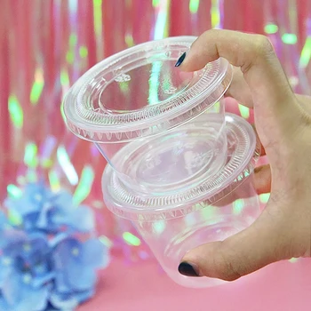 

Happy Monkey 110ml /150ml 25pcs Slime Box New Plastic Transparent Storage Box Slime Container For Clear Slime In Stock