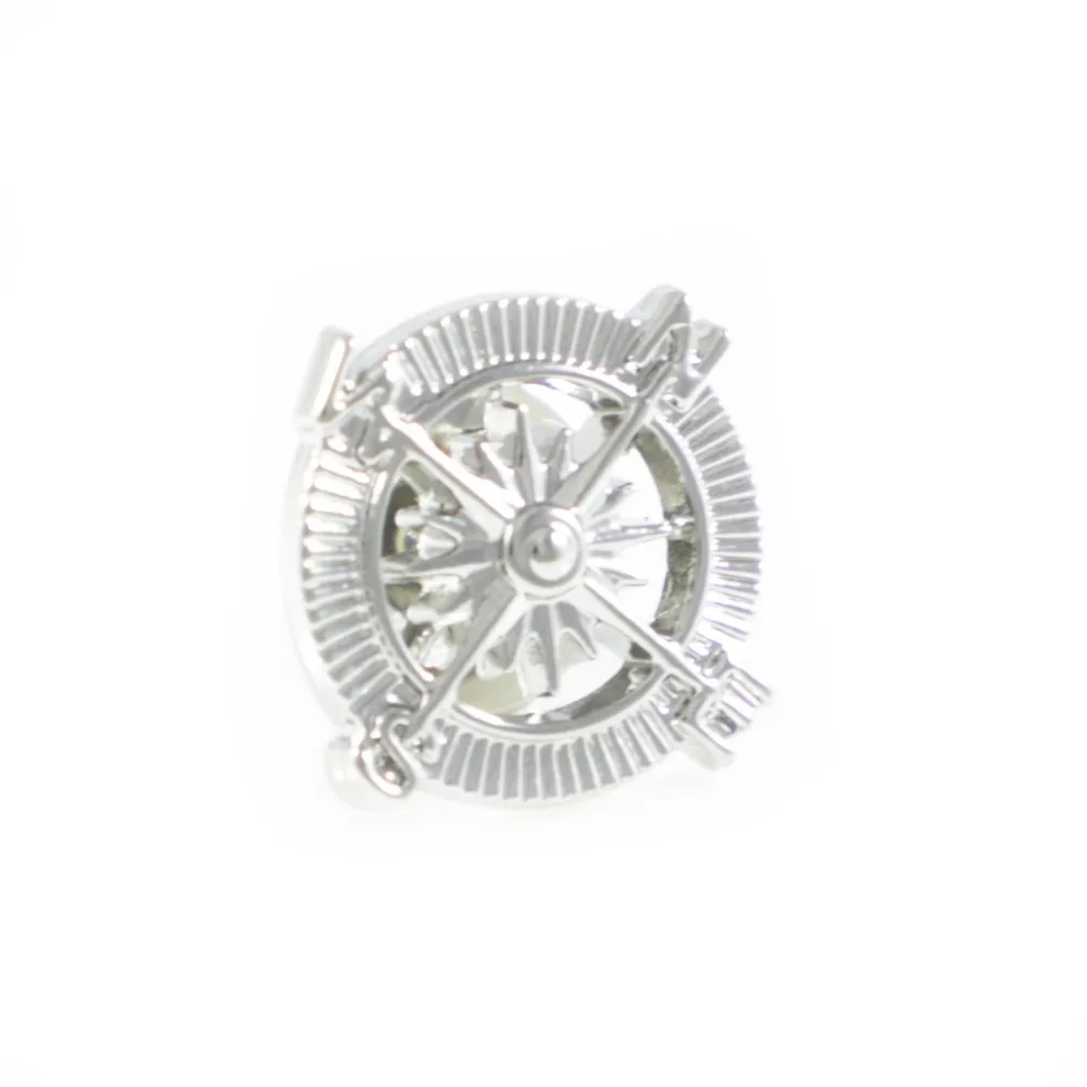 

Compass Lapel Pin Silver Tone Compass Pattern Suit Pin Holiday Gifts Pins Birthday Gift Lapel Pins