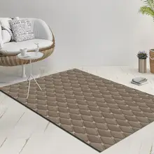 Else Nordec черно-белый ikat скандинавский геометрический 3d принт Противоскользящий килим моющийся декоративный килим Площадь Ковер богемный ковер