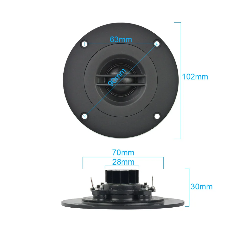 AIYIMA 2 шт. мини портативный аудио динамик s 25 Core 4 Ом 35 Вт A47 динамик HIFI Fever Твитер Громкий динамик s