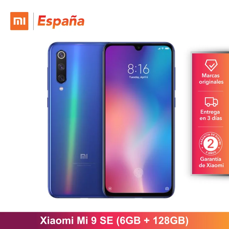 [النسخة العالمية ل اسبانيا] شياو mi mi 9 SE (ميموريال الغائر دي 128 GB ، RAM دي 6 GB ، bateria دي 3070 mAh) موفيل