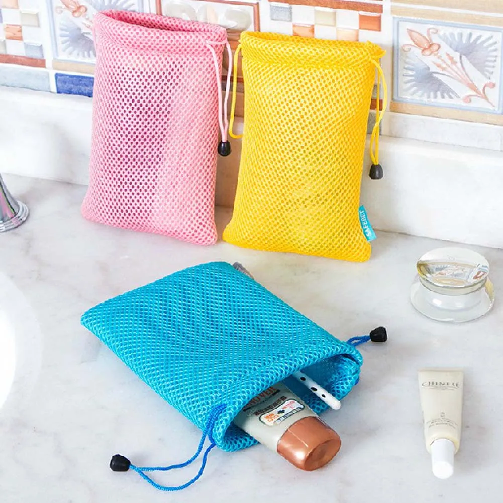 Fabric small mesh jewelry bag drawstring bag gift bag for accessories gift jewelryin Bags