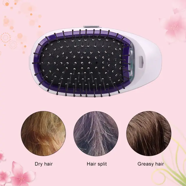 Dropshipping Electric Ionic Hairbrush Portable Magic  Negative Ionic Hair Comb Hair Styling Massage Hair Brush FOR VIP CUSTOMER 3