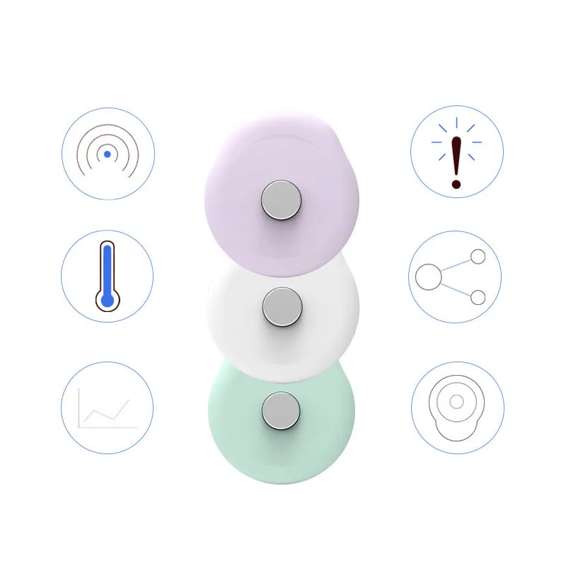 

DS01 Intelligent Baby Wearable Thermometer Temperature Sensor Fever Monitor Bluetooth 4.0 Smart Baby Monitor White/Pink/Green