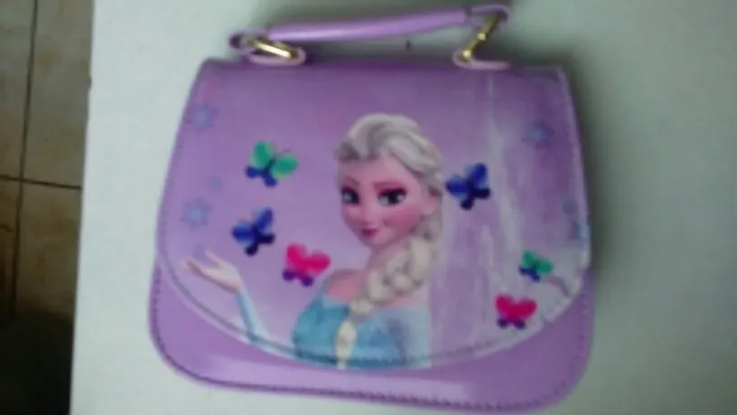 Fashion PU Princess Handbag Cute Mini Bag Children Cartoon Messenger Bags For Girls Kids Tote Girls Shoulder Bag photo review
